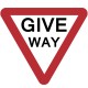 Give Way Plate 600mm